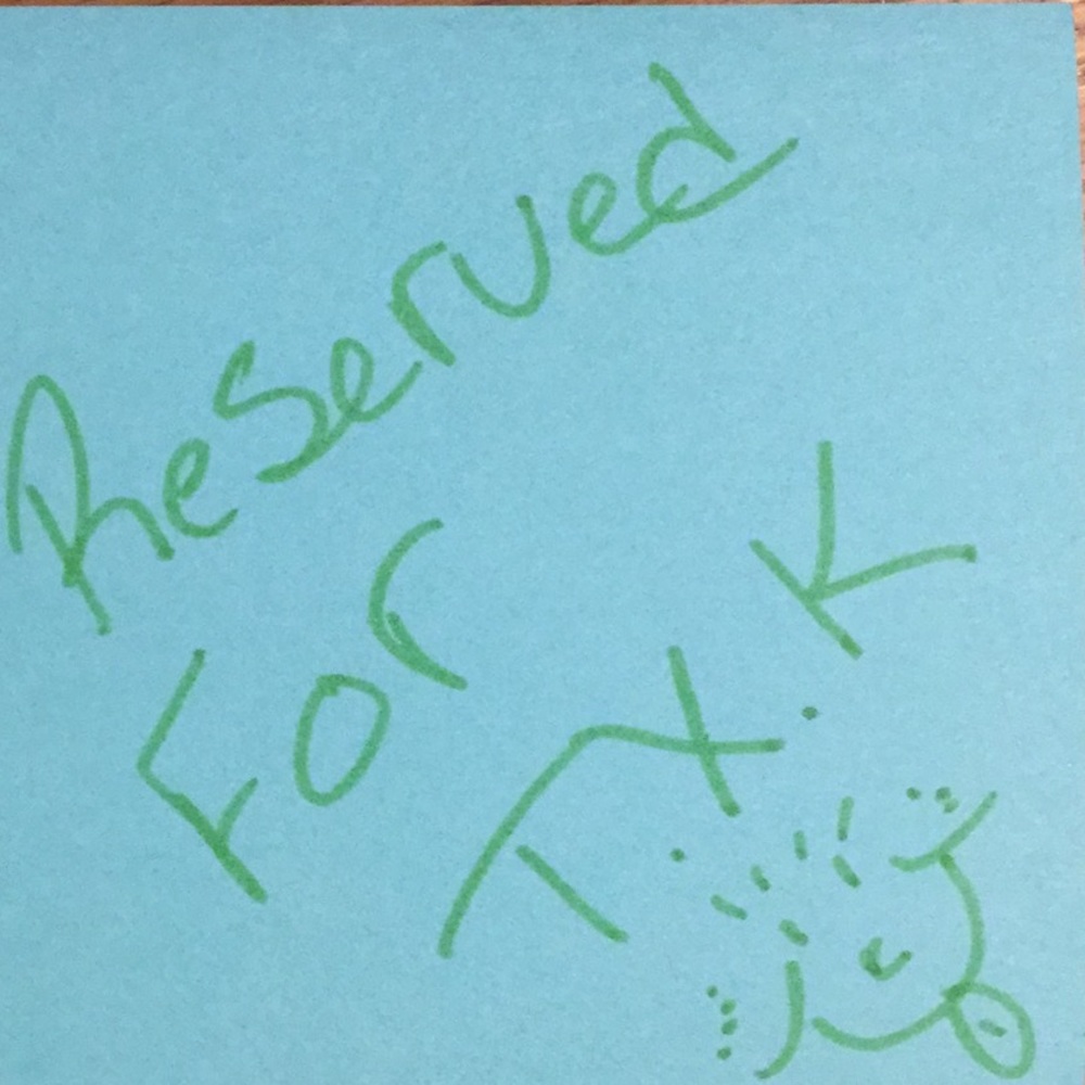 Reserved for T.X.K